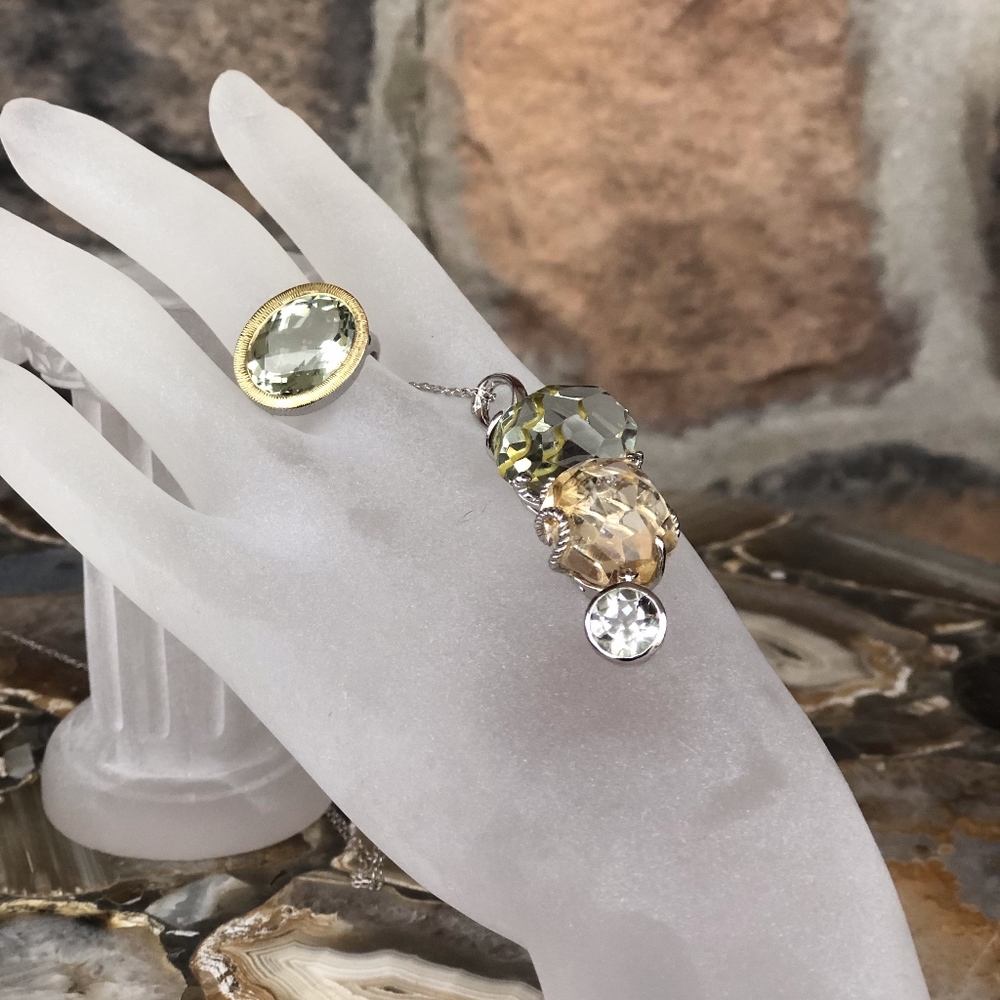 Set special: Pangea Mines/Joya Citrine & Peridot